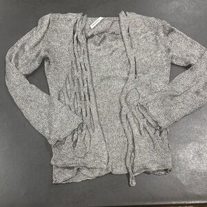 Vintage Gray Women's Cardigan and Top set